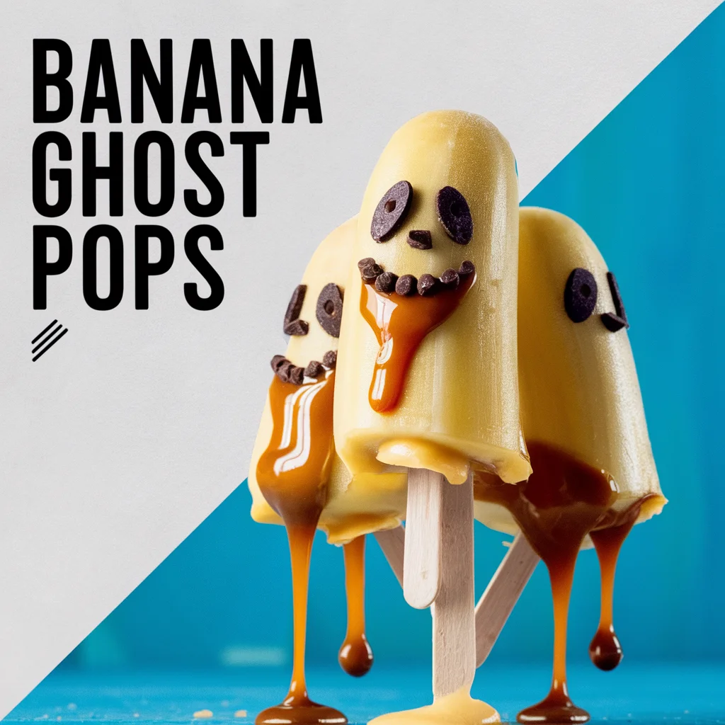Banana Ghost Pops