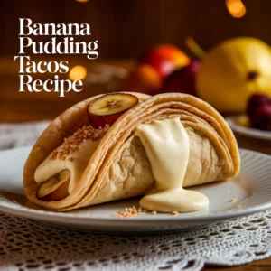 Banana Pudding Tacos Recipe