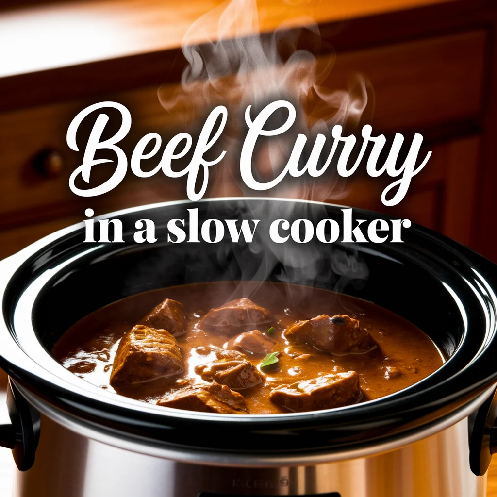 Beef Curry in a Slow Cooker