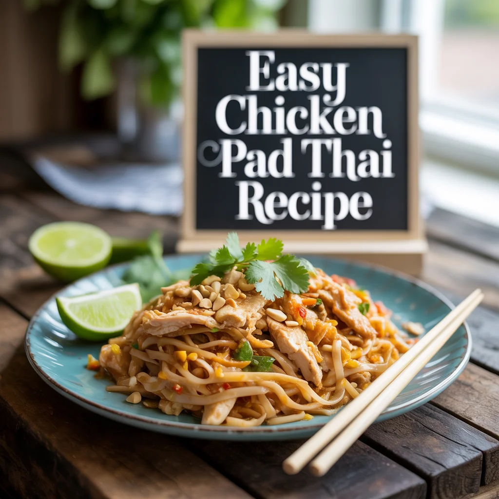 Easy Chicken Pad Thai Recipe