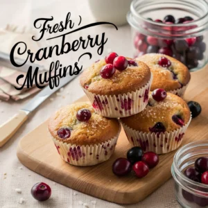 Fresh Cranberry Muffins