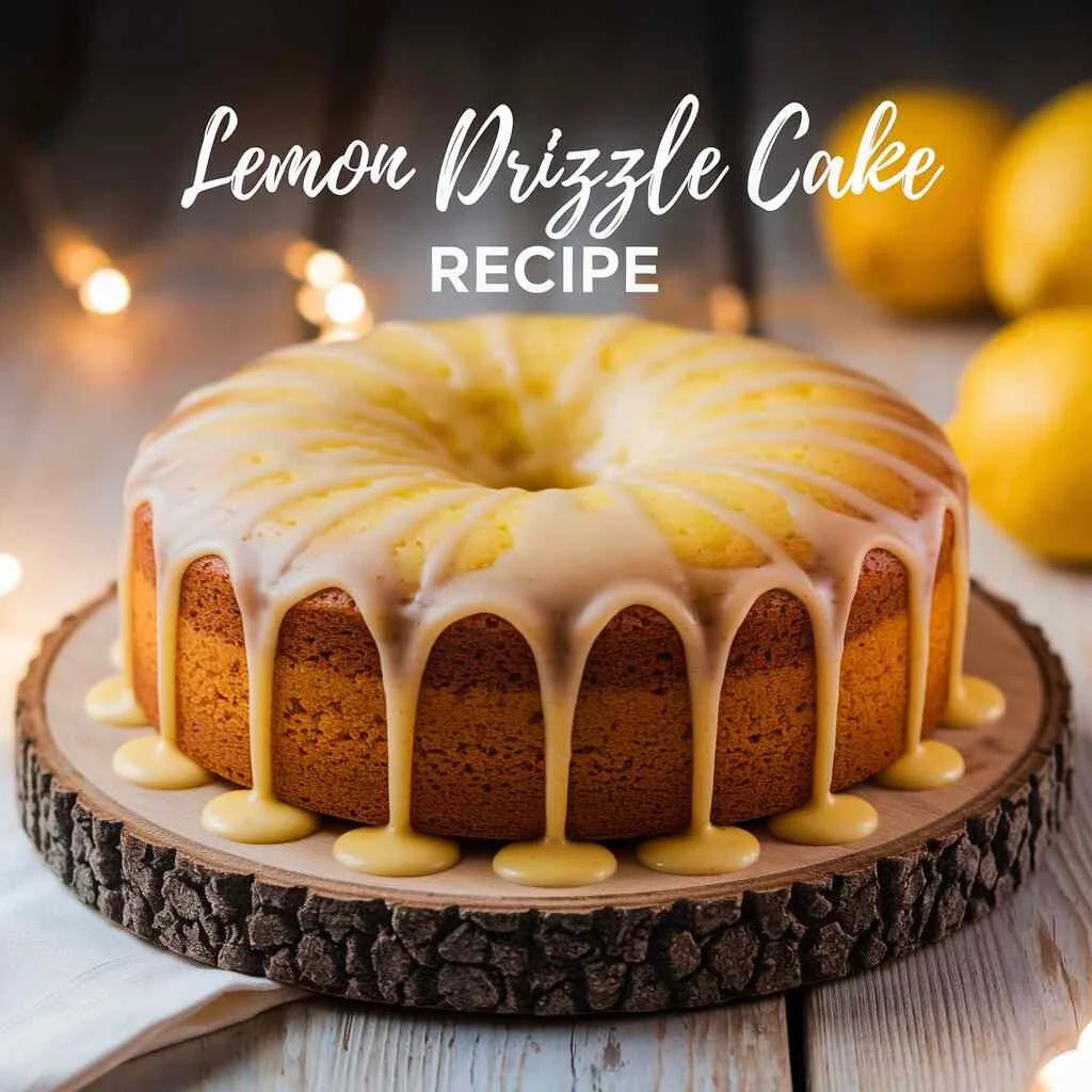 Lemon Drizzle Cake Recipe