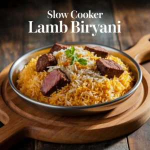 Slow Cooker Lamb Biryani