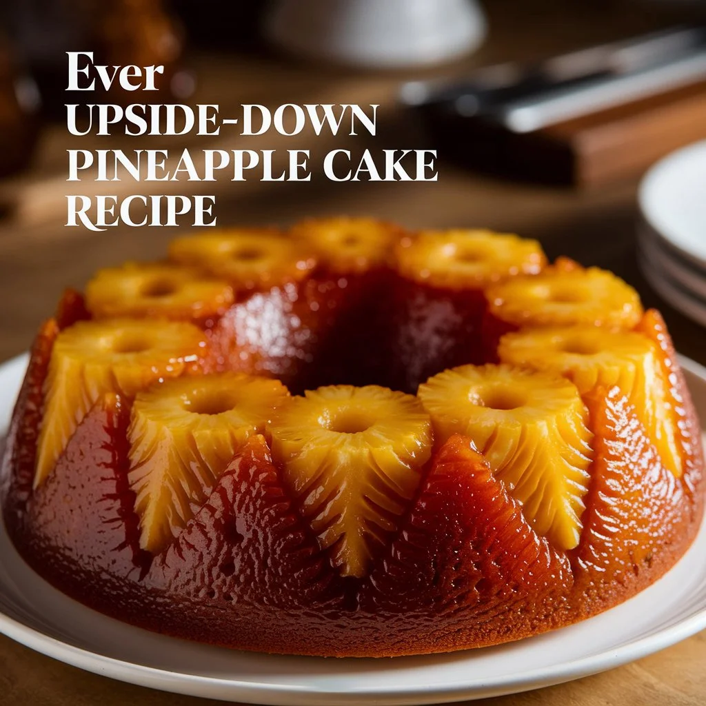 Ever Upside-Down Pineapple Cake Recipe