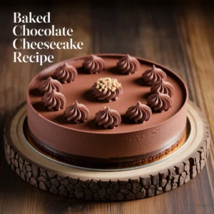 Baked Chocolate Cheesecake Recipe
