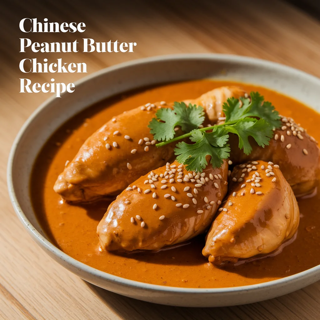 Chinese Peanut Butter Chicken Recipe