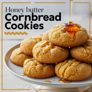Honey Butter Cornbread Cookies