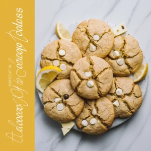 Lemon White Chocolate Cookies