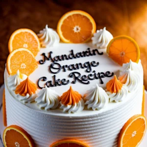 Mandarin Orange Cake Recipe