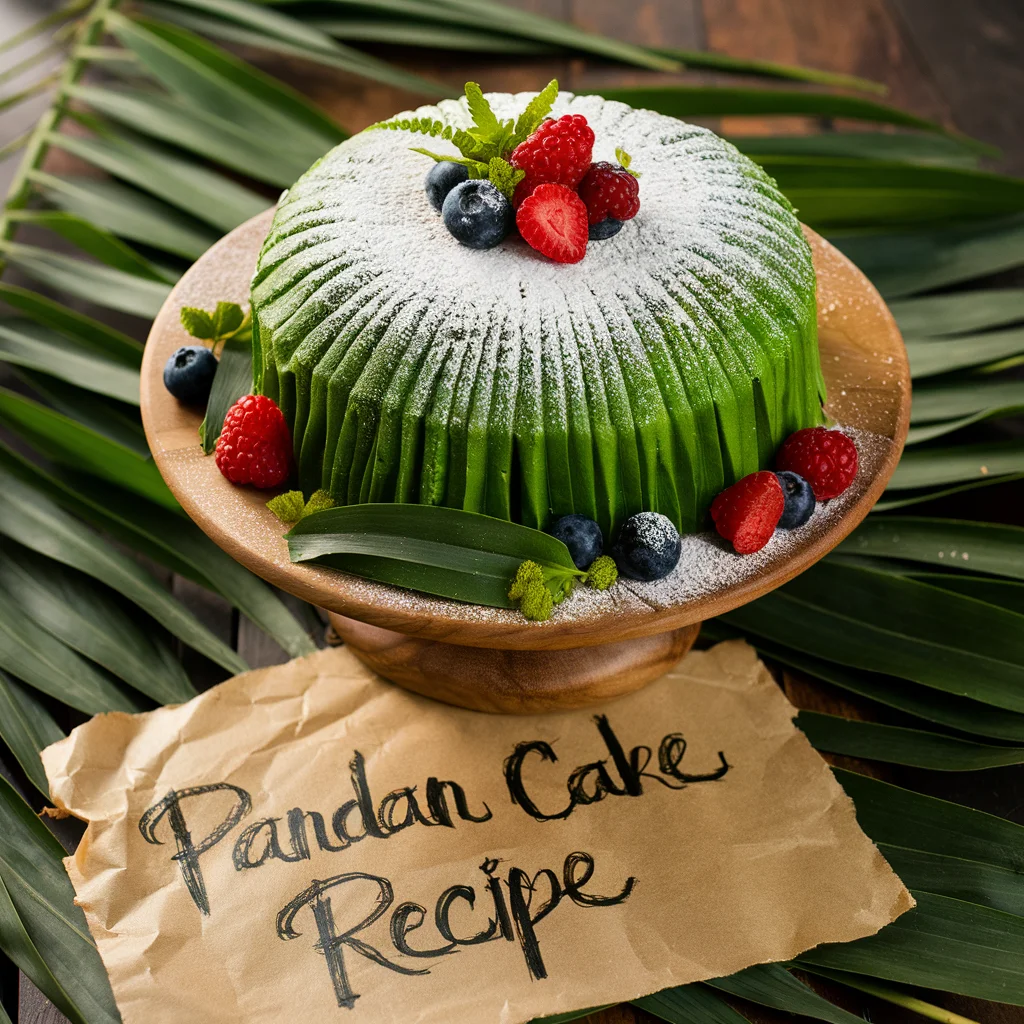 Pandan Cake Recipe