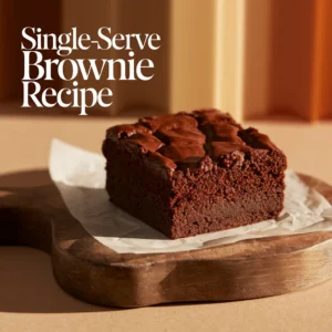 Single-Serve Brownie Recipe
