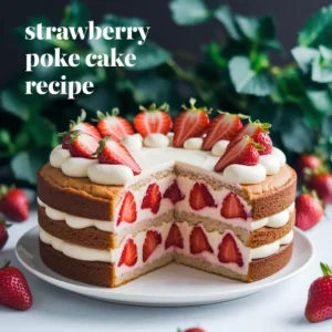 Strawberry Poke Cake Recipe