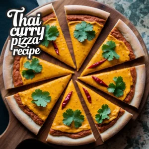 Thai curry pizza recipe